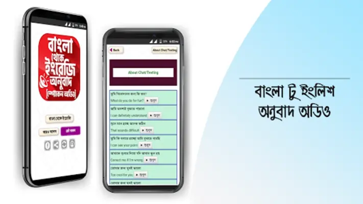 বাংলা থেকে ইংরেজি বাক্য অনুবাদ android App screenshot 7